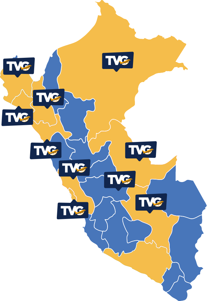 mapa de destinos TVG Cargo
