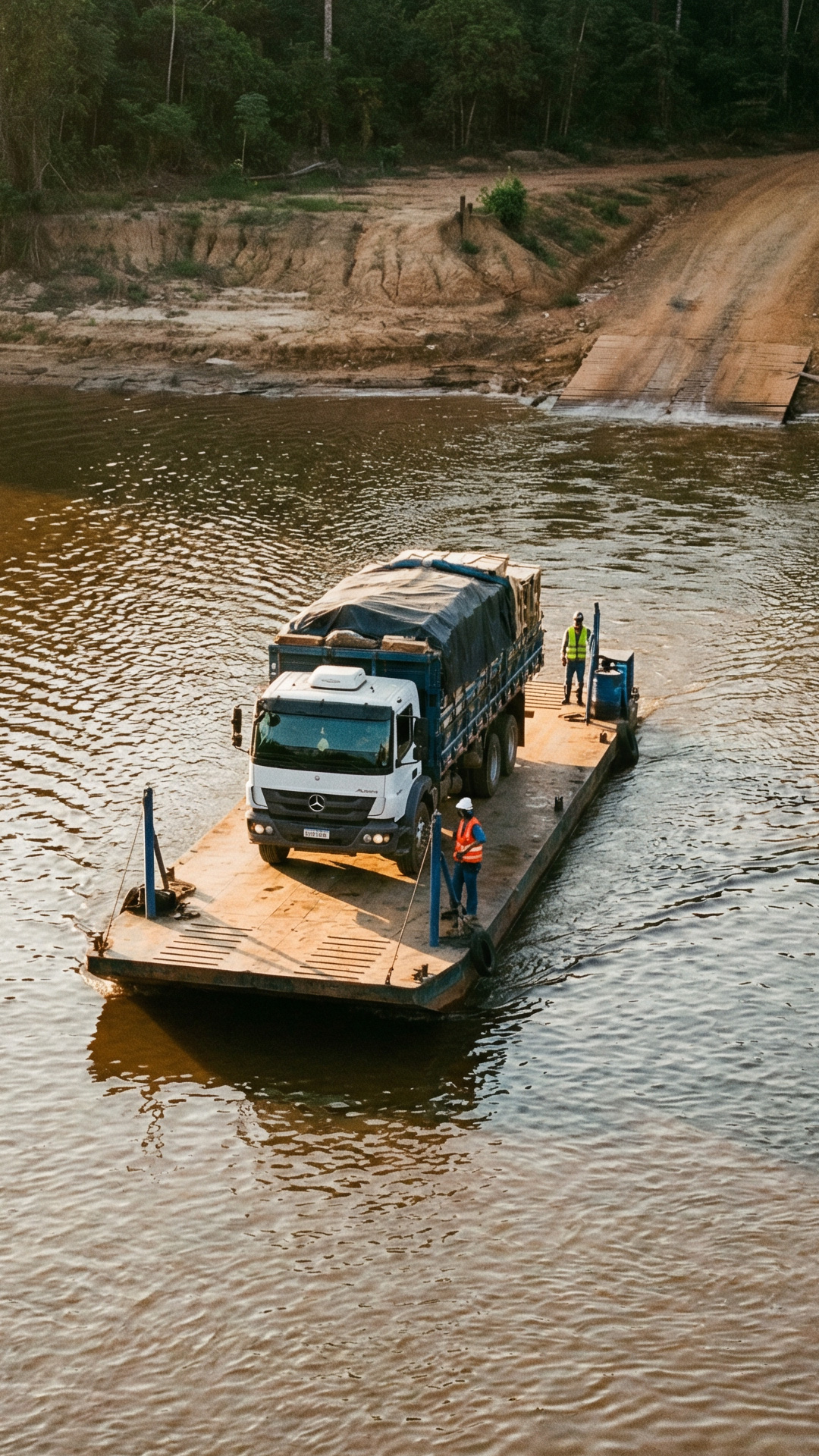 Ruta logística multimodal en Colombia